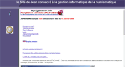 Desktop Screenshot of jgfmonnaie.fr