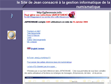 Tablet Screenshot of jgfmonnaie.fr